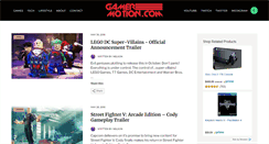 Desktop Screenshot of gamermotion.com